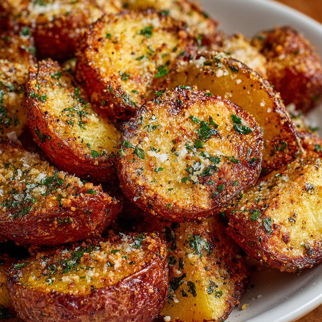 Garlic Parmesan Potatoes in Air Fryer