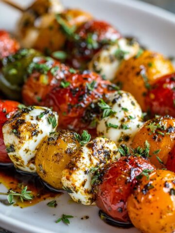 Caprese Salad Skewers – Vegetarian Appetizer