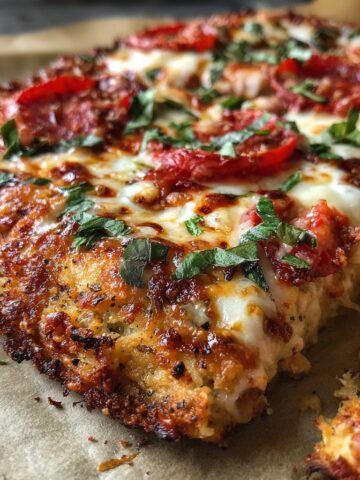 Chicken Crust Pizza – Easy Keto Dinner