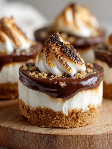 S'mores Cheesecake Bites with Graham Crust