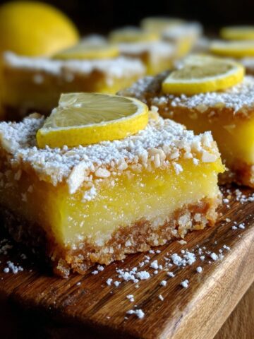 Zesty Lemon Bars with Almond Crust