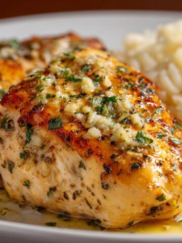 Baked Garlic Butter Chicken Breast