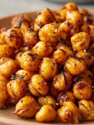 Crunchy Roasted Chickpeas Snack (Air Fryer)