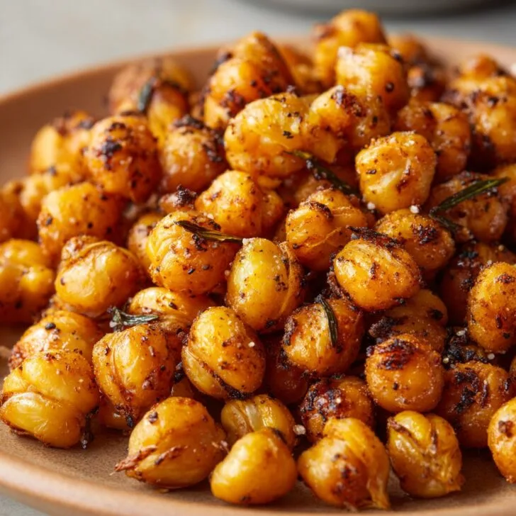 Crunchy Roasted Chickpeas Snack (Air Fryer)