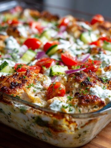 Chicken Tzatziki Casserole (Easy Bake)