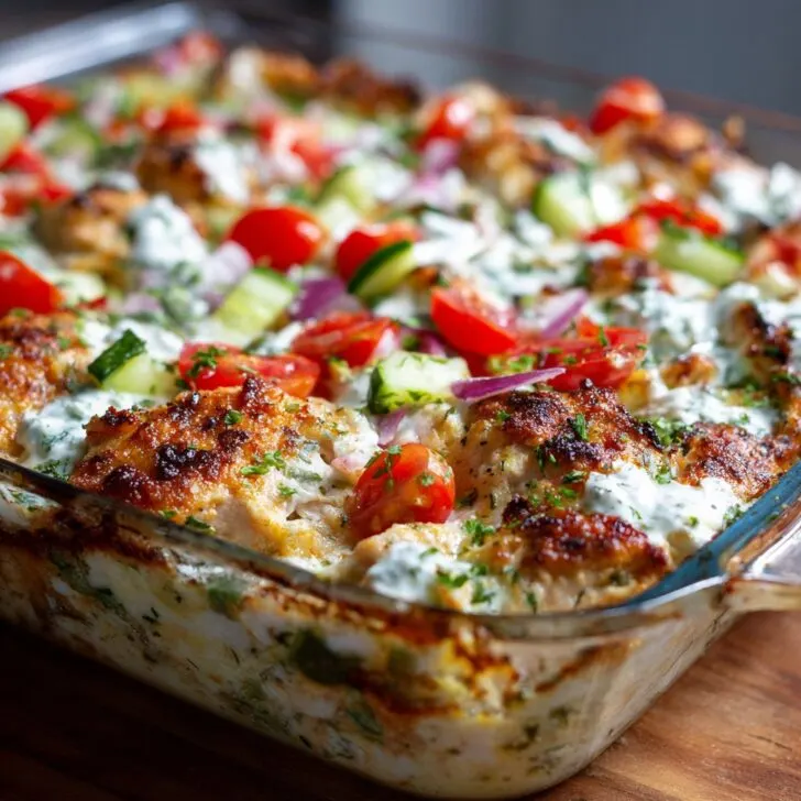 Chicken Tzatziki Casserole (Easy Bake)