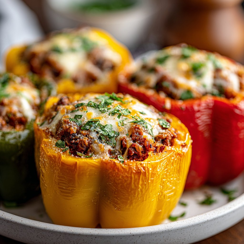 Low Carb Stuffed Bell Peppers Recipe