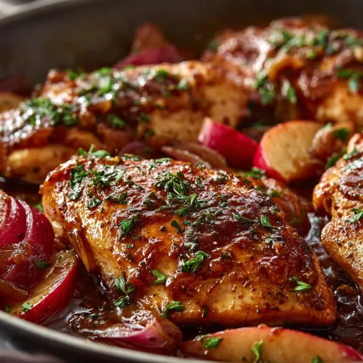 Sweet and Savory Apple Butter Chicken