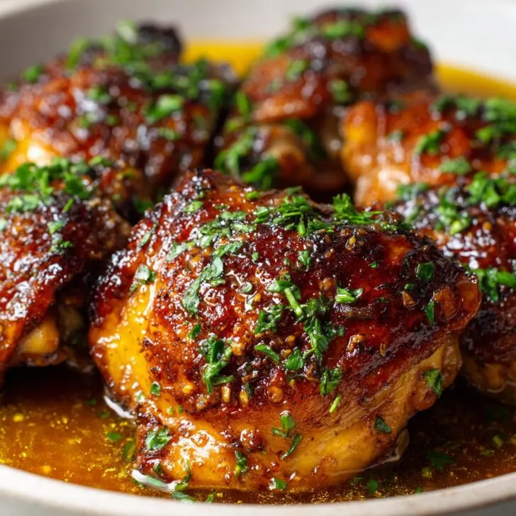 Crock Pot Honey Garlic Chicken Thighs