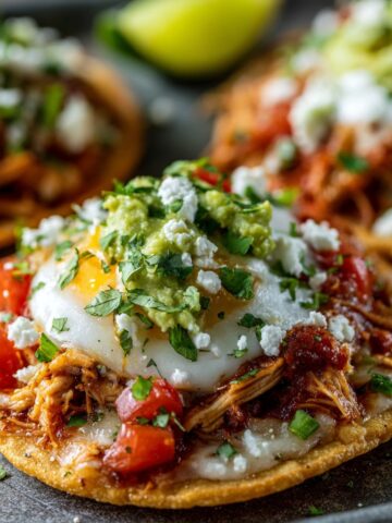 Rotisserie Chicken Tostadas (Quick!)