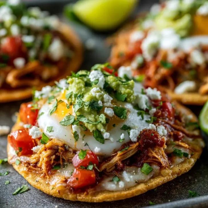 Rotisserie Chicken Tostadas (Quick!)