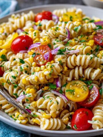 Healthy Street Corn Pasta Salad