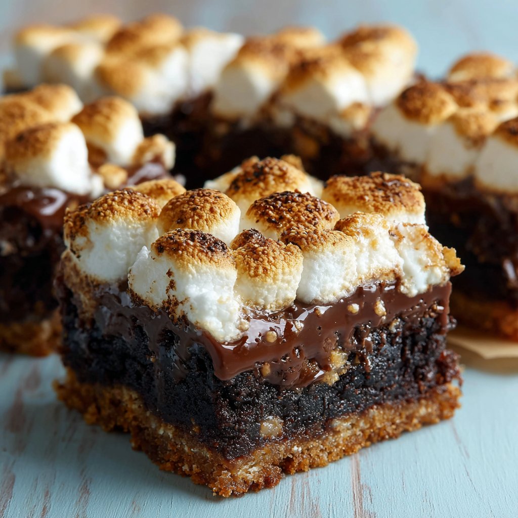 S’mores Brownie Bars: Gooey, Easy, and Totally Irresistible S’mores Brownie Bars
