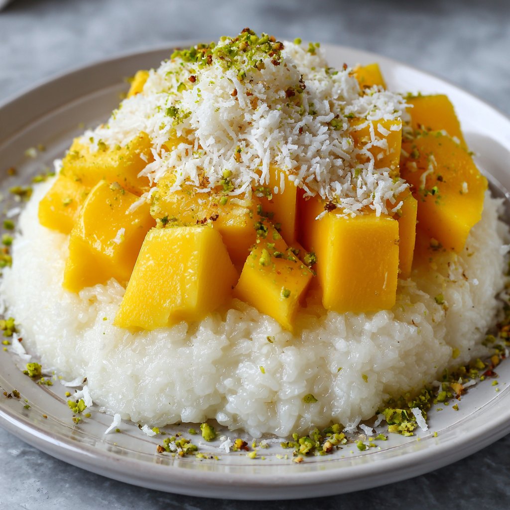 Mango Sticky Rice (Thai Style): A Home Cook’s Friendly Guide Mango Sticky Rice (Thai Style)