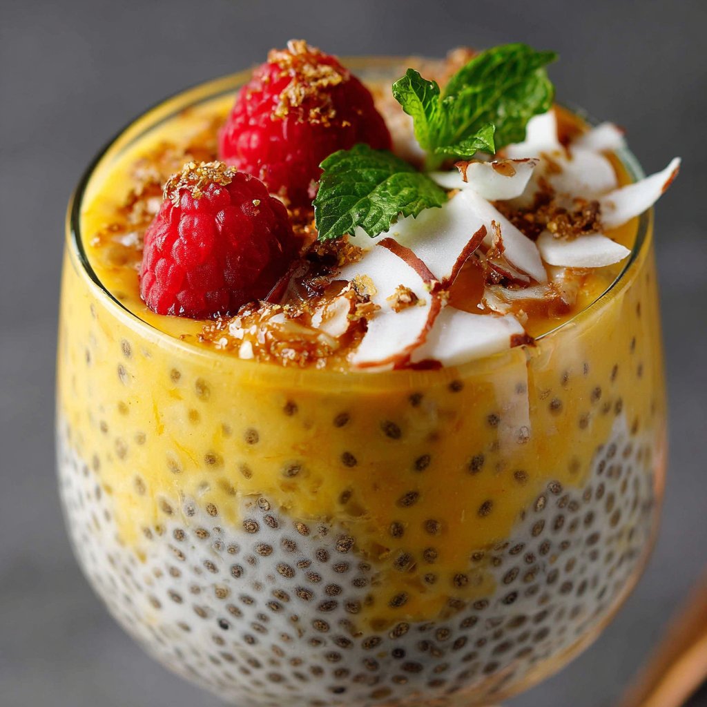 Mango Coconut Chia Pudding: My Go-To Breakfast Treat Mango Coconut Chia Pudding