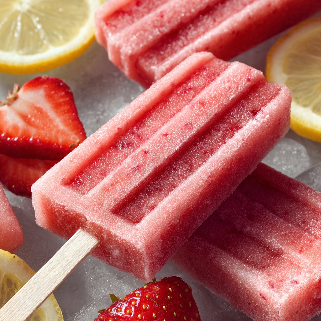 Strawberry Lemonade Popsicles: My Favorite Summer Treat Strawberry Lemonade Popsicles