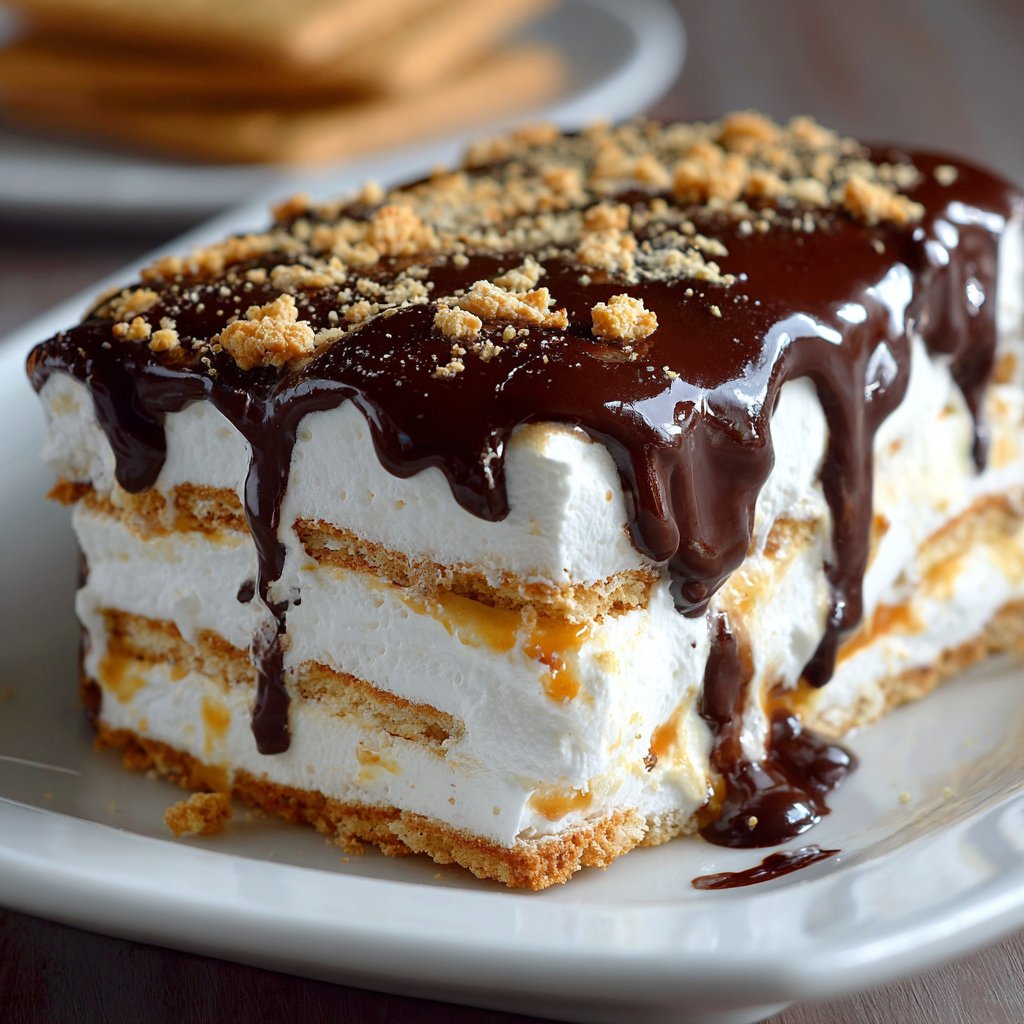 S’mores Icebox Cake: My Favorite No-Bake Summer Treat S’mores Icebox Cake