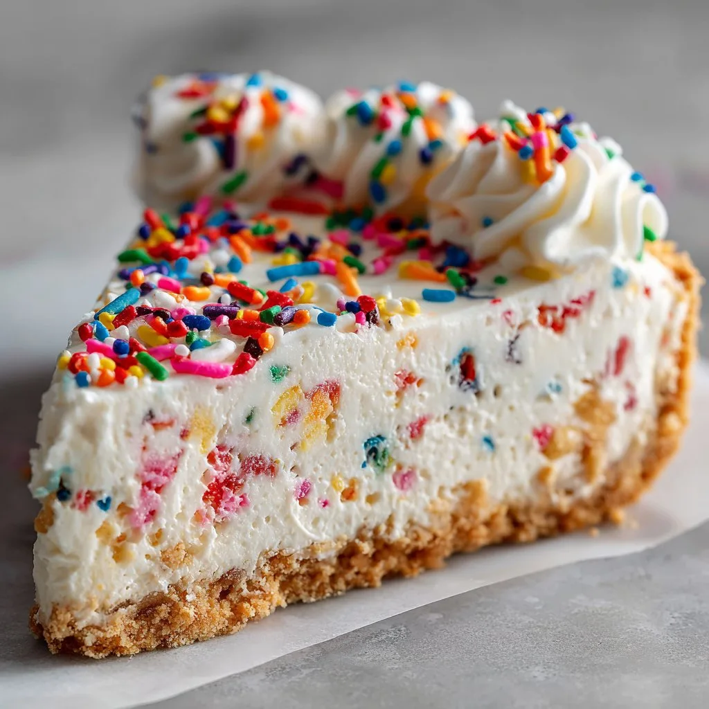 No-Bake Funfetti Cheesecake: My Go-To Easy Party Dessert No-Bake Funfetti Cheesecake