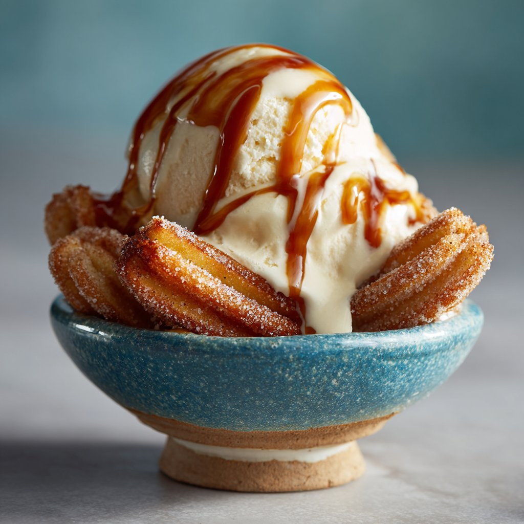 Churro Ice Cream Bowls: My Favorite Messy Dessert Adventure Churro Ice Cream Bowls