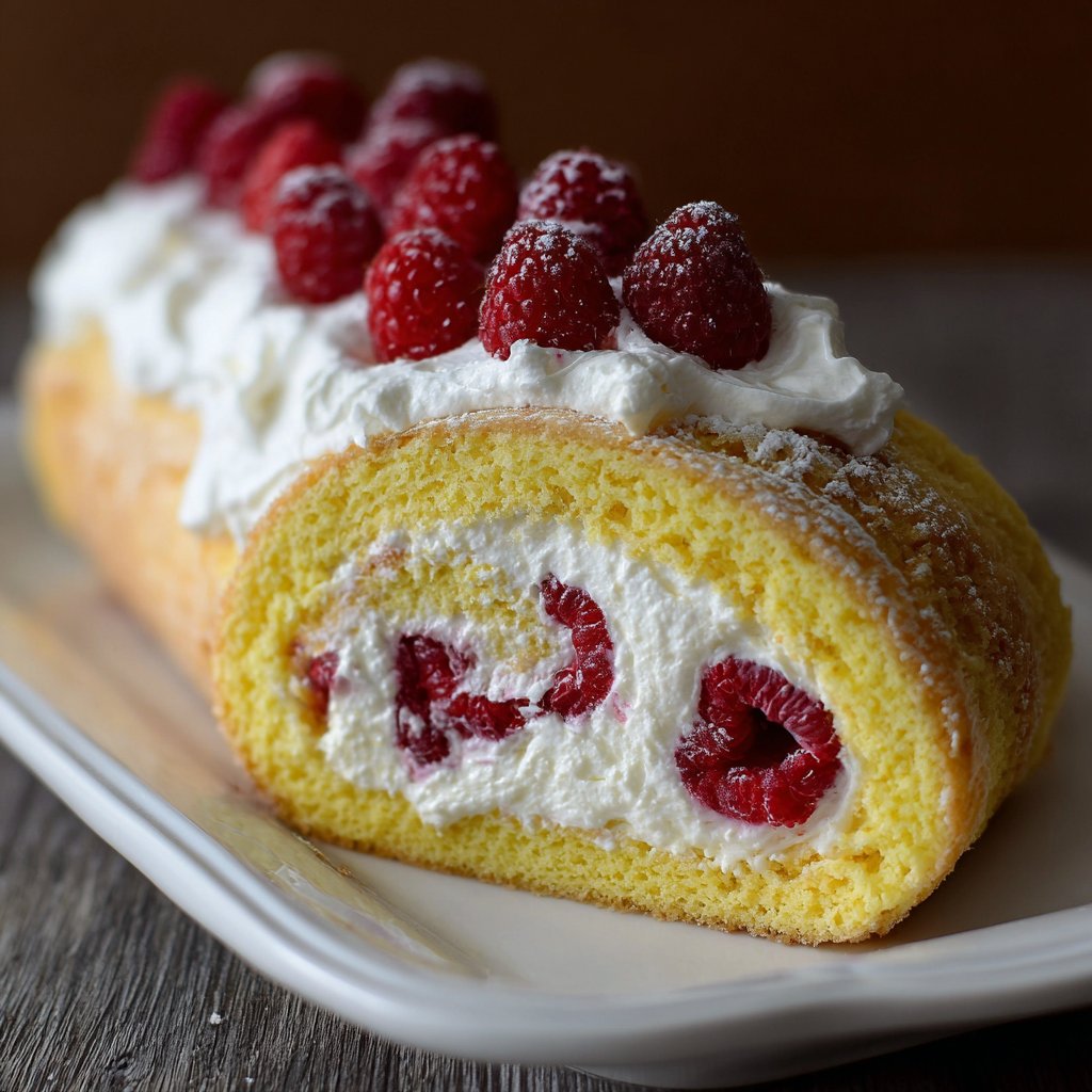 Lemon Raspberry Swiss Roll Recipe: My Tangy Homemade Favorite Lemon Raspberry Swiss Roll