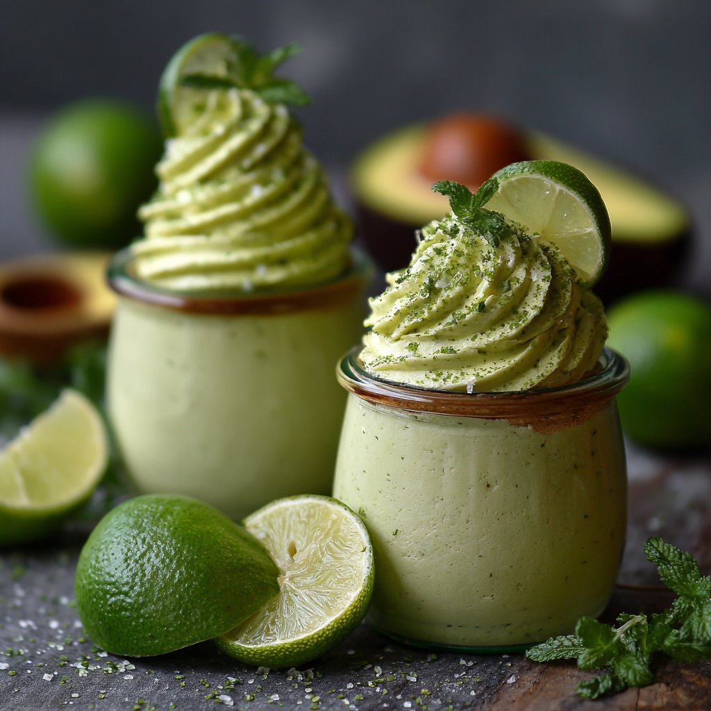 Creamy Avocado Lime Mousse