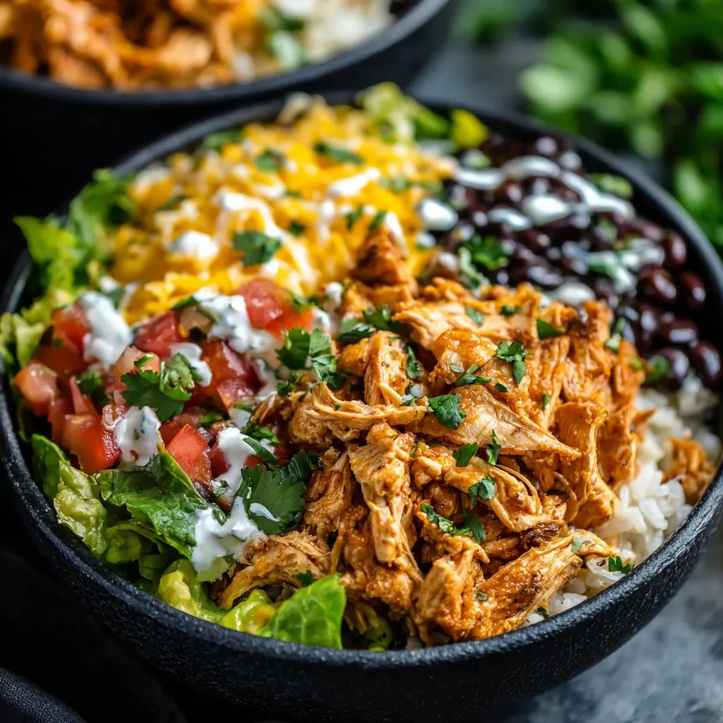 Meal Prep Chicken Burrito Bowls for Overwhelmed Moms