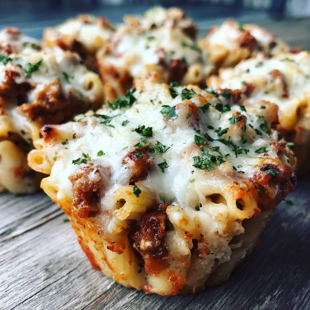 Prep-Ahead Baked Ziti Cups for Moms Who Work Late Recipe Prep-Ahead Baked Ziti Cups for Moms Who Work Late
