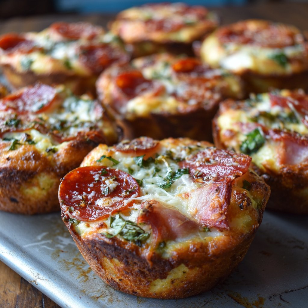 Muffin Tin Mini Pizzas That Are Both Fun and Functional Muffin Tin Mini Pizzas That Are Both Fun and Functional