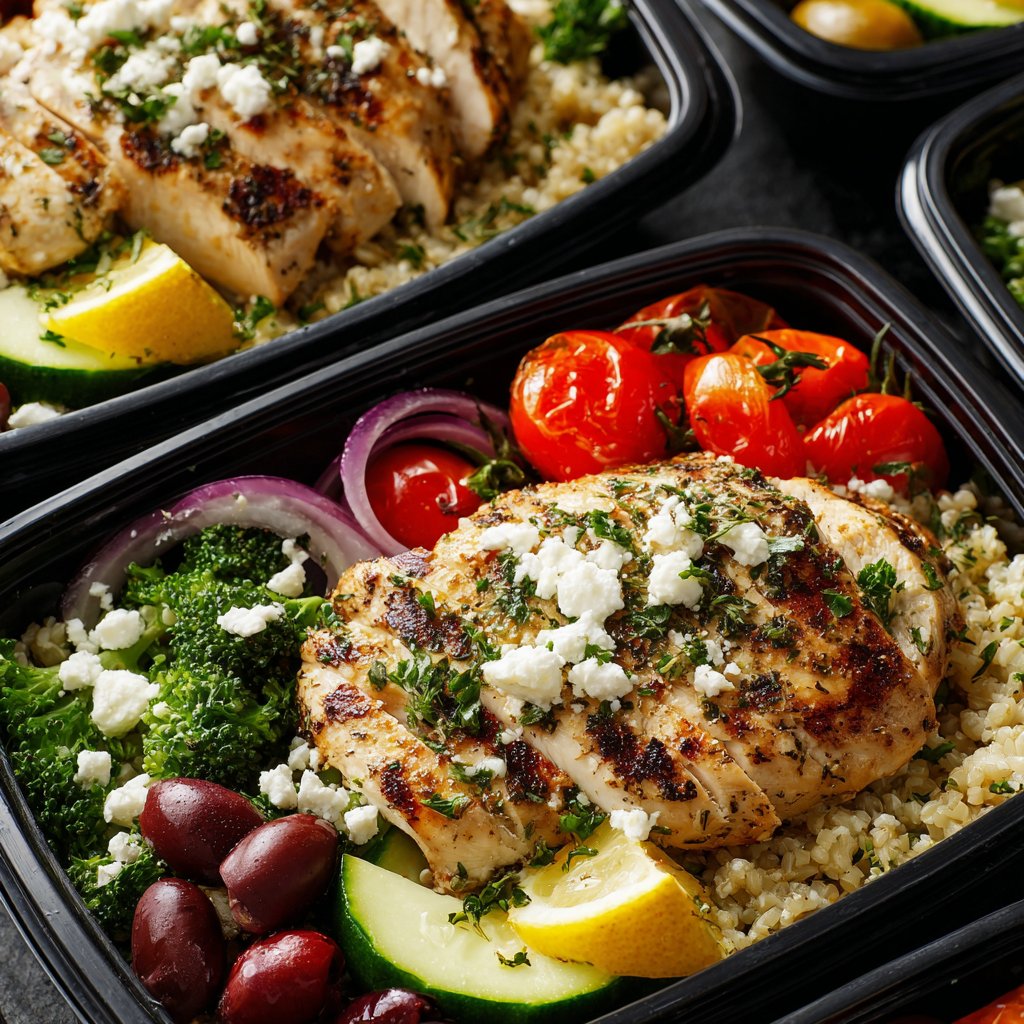 Greek Chicken Meal Prep Bowls for the Whole Week: My Go-To Recipe Greek Chicken Meal Prep Bowls for the Whole Week