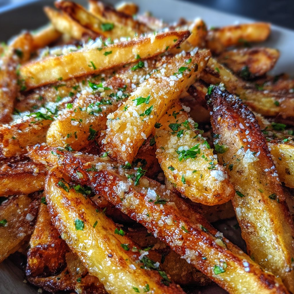 Air Fryer French Fries with Garlic Parmesan Air Fryer French Fries with Garlic Parmesan