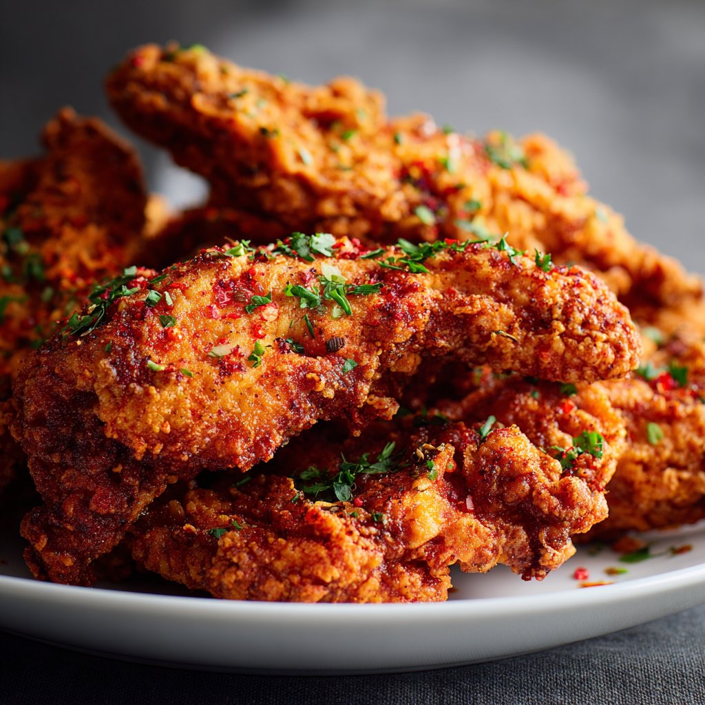 Fried Chicken Strips with Buttermilk and Paprika Fried Chicken Strips with Buttermilk and Paprika