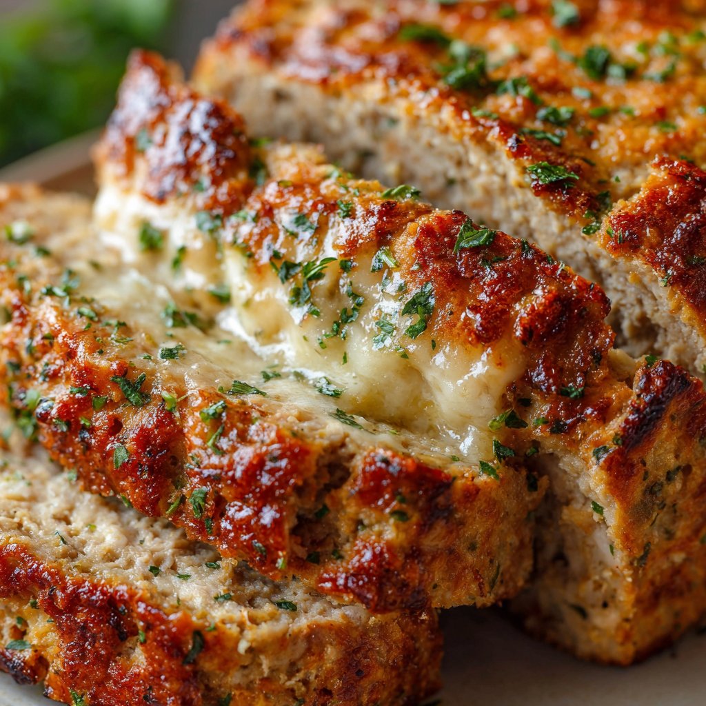 Garlic Parmesan Chicken Meatloaf That Melts in Your Mouth Garlic Parmesan Chicken Meatloaf That Melts in Your Mouth