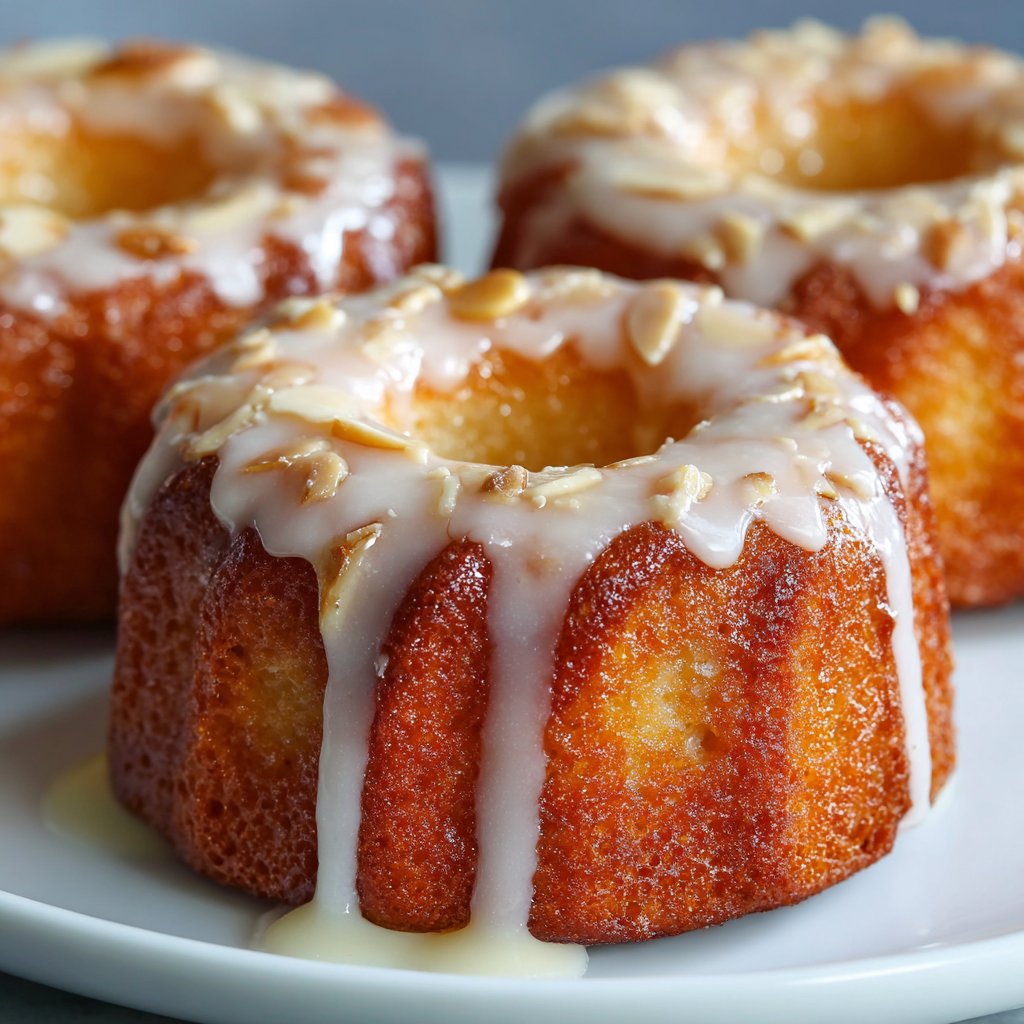 Tea Cakes with Vanilla Glaze and Almond Extract Tea Cakes with Vanilla Glaze and Almond Extract