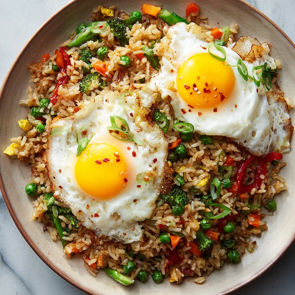 Fried Rice Recipe with Veggies and Egg Fried Rice Recipe with Veggies and Egg