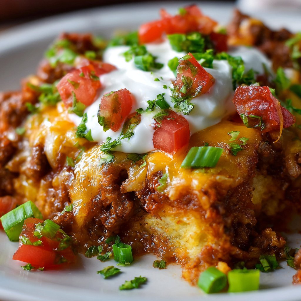 Low Carb Taco Casserole with Sour Cream Low Carb Taco Casserole with Sour Cream