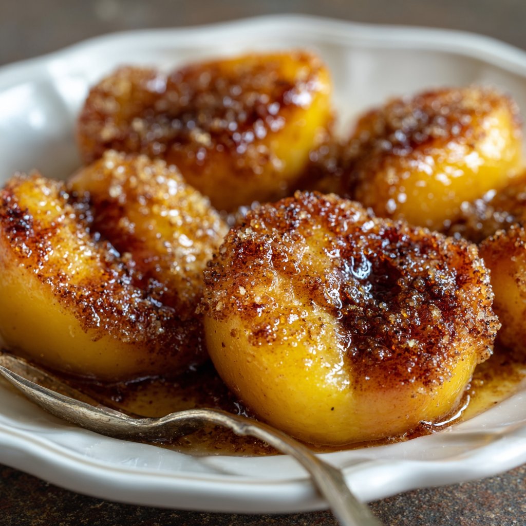 Cinnamon Sugar Baked Peaches for Dessert Cinnamon Sugar Baked Peaches for Dessert