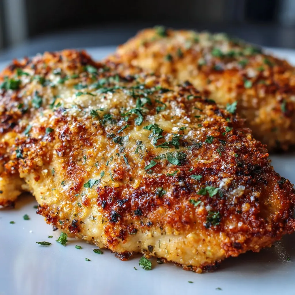 Garlic Parmesan Chicken – Juicy & Crispy Garlic Parmesan Chicken – Juicy & Crispy