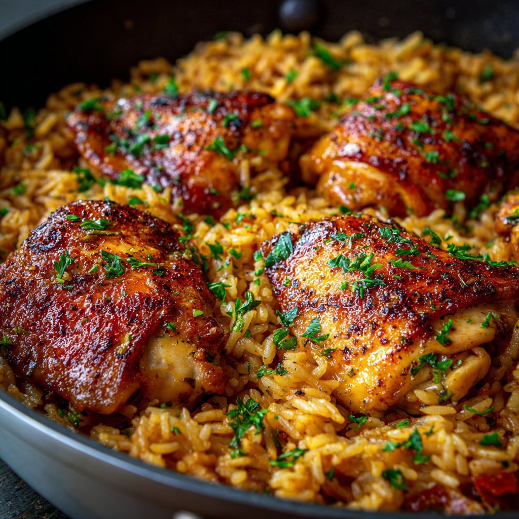 One Pot Chicken and Rice – Easy Weeknight Meal One Pot Chicken and Rice – Easy Weeknight Meal