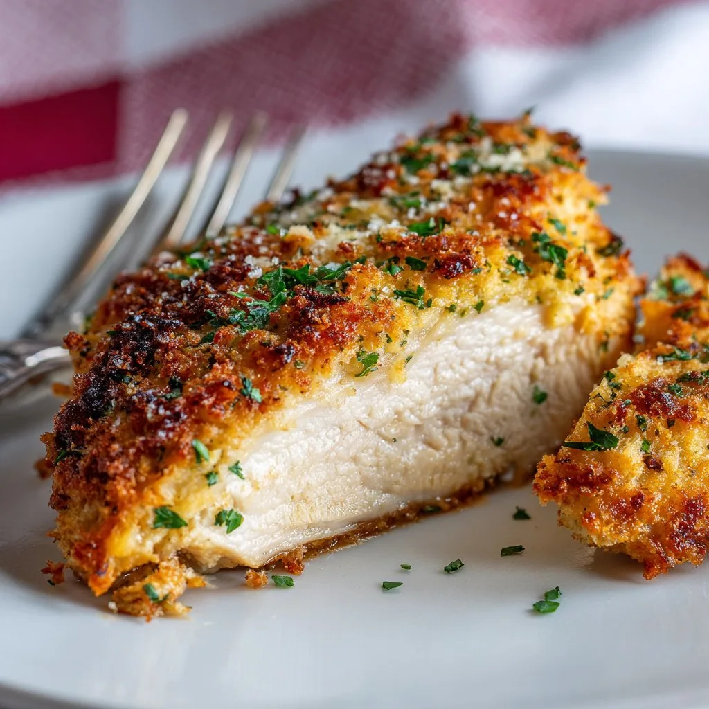Baked Chicken Breast with Parmesan Crust Baked Chicken Breast with Parmesan Crust