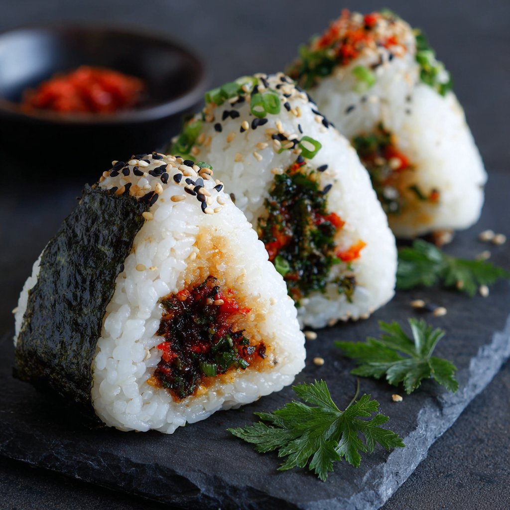 Onigiri (Japanese Rice Balls) – 3 Filling Ideas Onigiri (Japanese Rice Balls) – 3 Filling Ideas