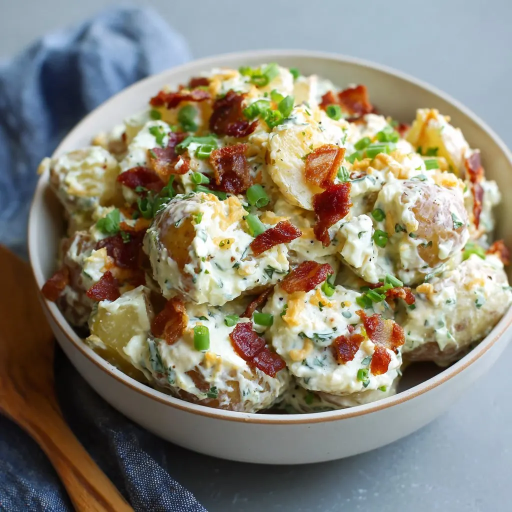 Loaded Potato Salad – Creamy & Tangy Loaded Potato Salad – Creamy & Tangy