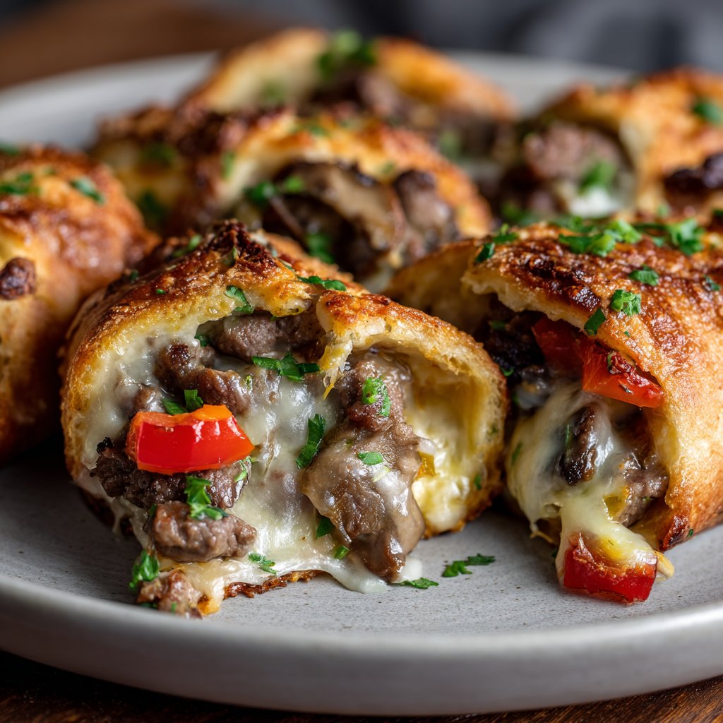 Keto Philly Cheesesteak Rolls – Low Carb Favorite