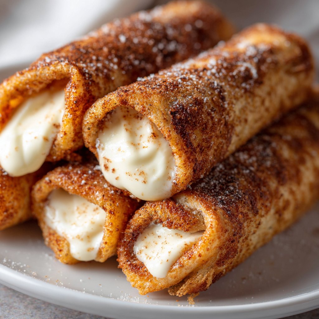 Cinnamon Cream Cheese Keto Roll Ups (Crispy!) Cinnamon Cream Cheese Keto Roll Ups (Crispy!)