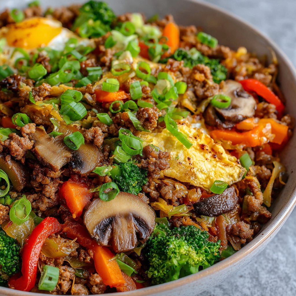 Easy Egg Roll in a Bowl (Low-Carb Stir Fry) Easy Egg Roll in a Bowl (Low-Carb Stir Fry)