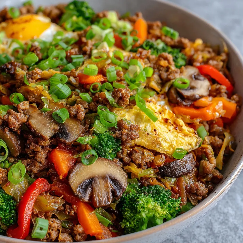 Easy Egg Roll in a Bowl (Low-Carb Stir Fry) Easy Egg Roll in a Bowl (Low-Carb Stir Fry)