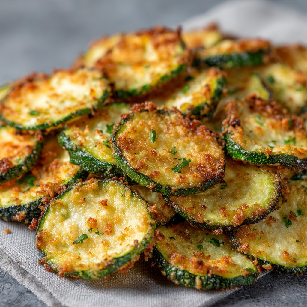Crispy Baked Zucchini Chips – Keto Approved Crispy Baked Zucchini Chips – Keto Approved