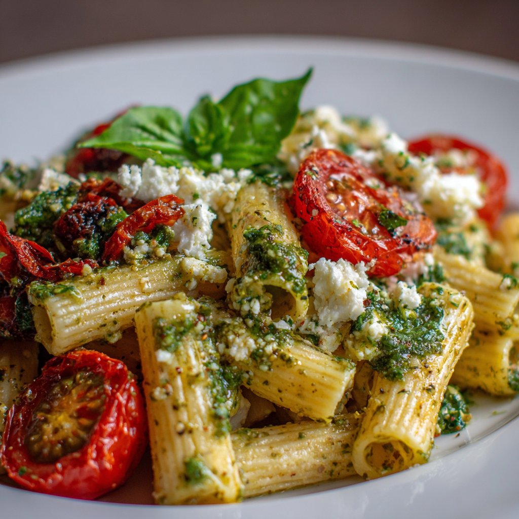 Cottage Cheese Pesto Pasta – Creamy & Fresh 15-Min Meal