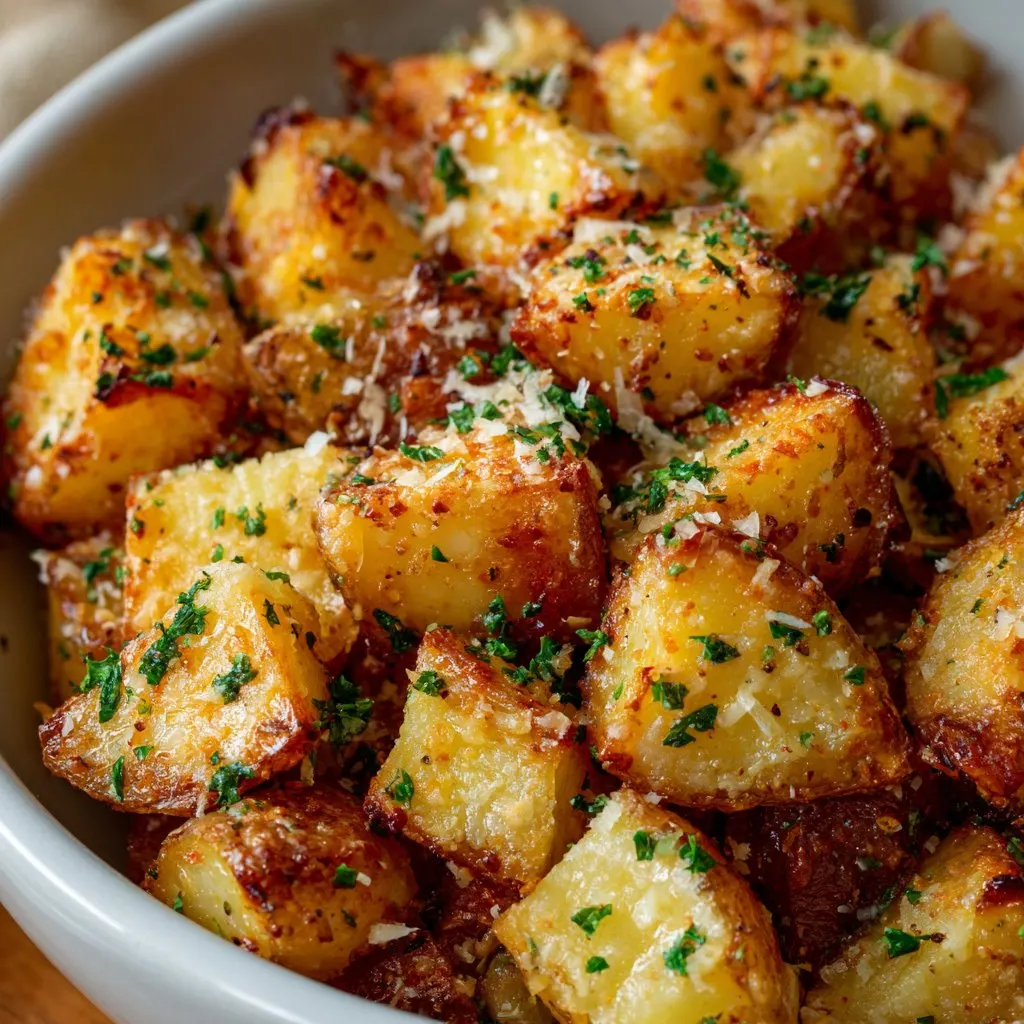 Garlic Parmesan Potatoes in Air Fryer Garlic Parmesan Potatoes in Air Fryer