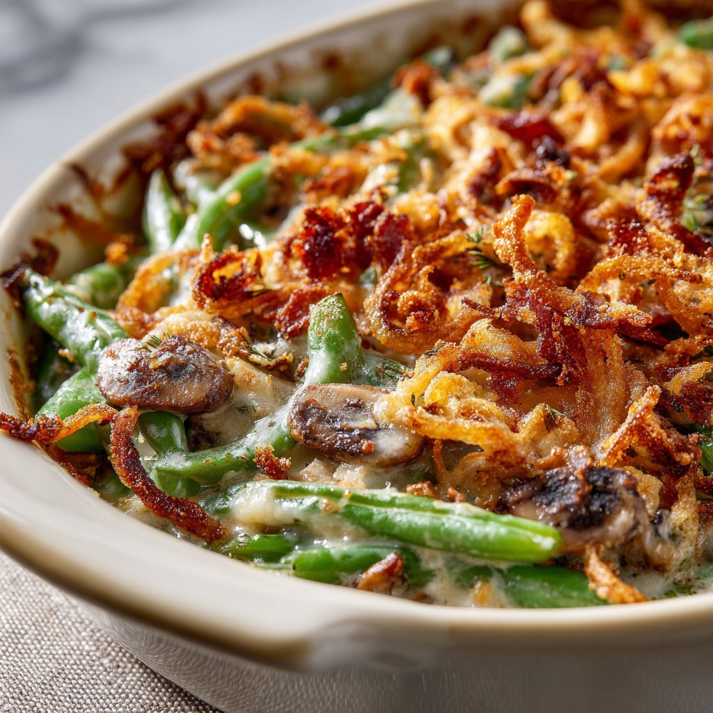 Low Carb Green Bean Casserole