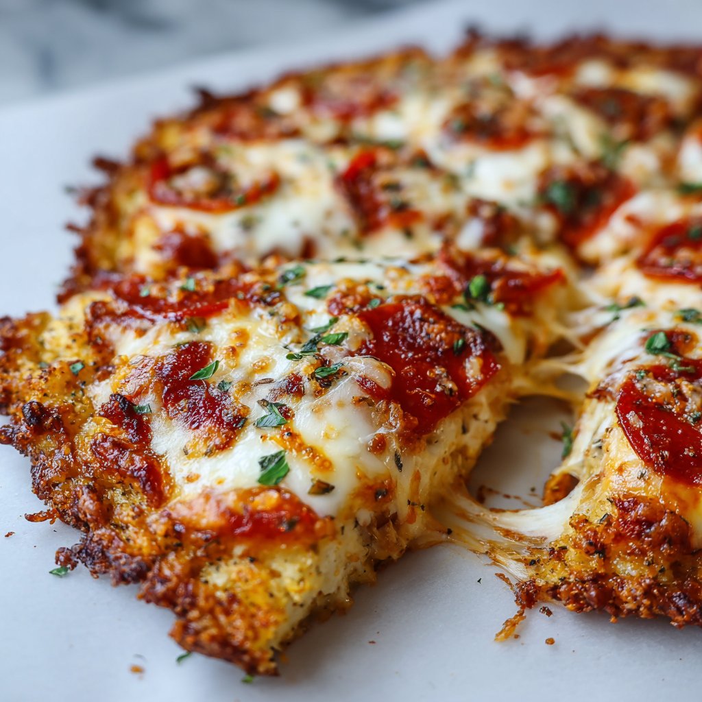 Chicken Crust Pizza – Easy Keto Dinner Chicken Crust Pizza – Easy Keto Dinner
